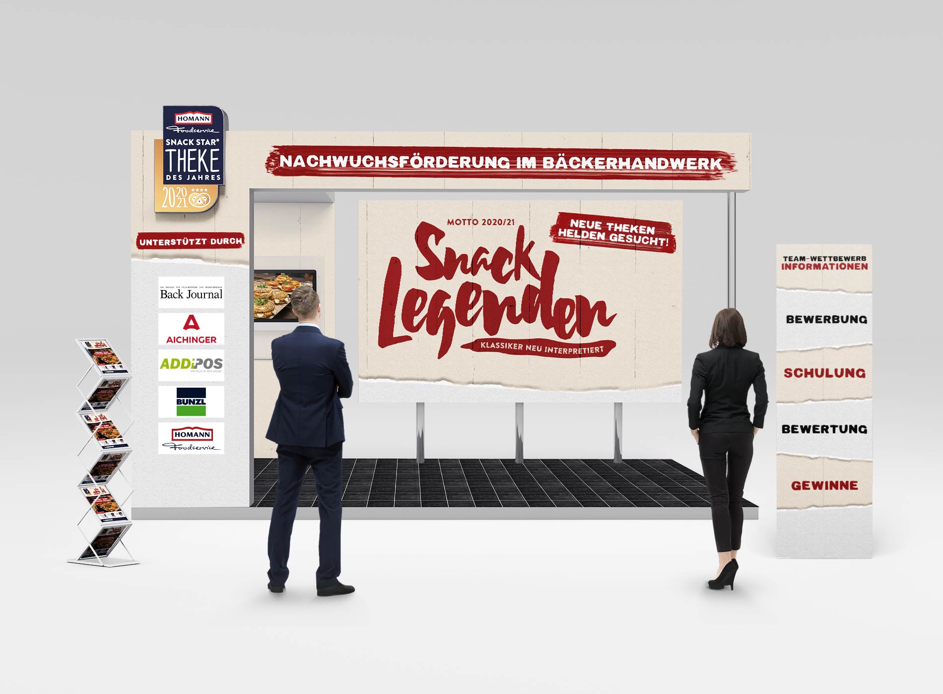 SNACK STAR Theke Digitaler Messestand